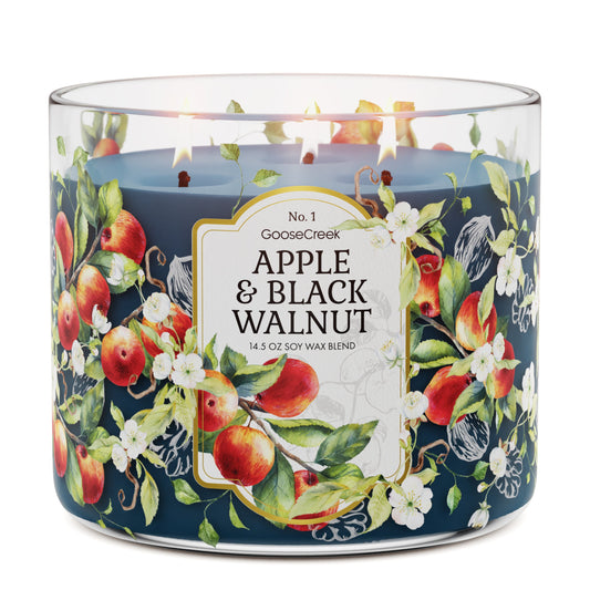 Apple & Black Walnut 3-Wick Candle