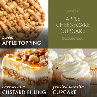 Apple Cheesecake Cupcake 3-Wick Candle