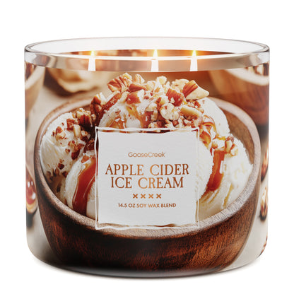 Apple Cider Ice Cream 3-Wick Candle