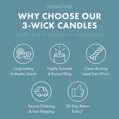 Autumn Rain 3-Wick Candle