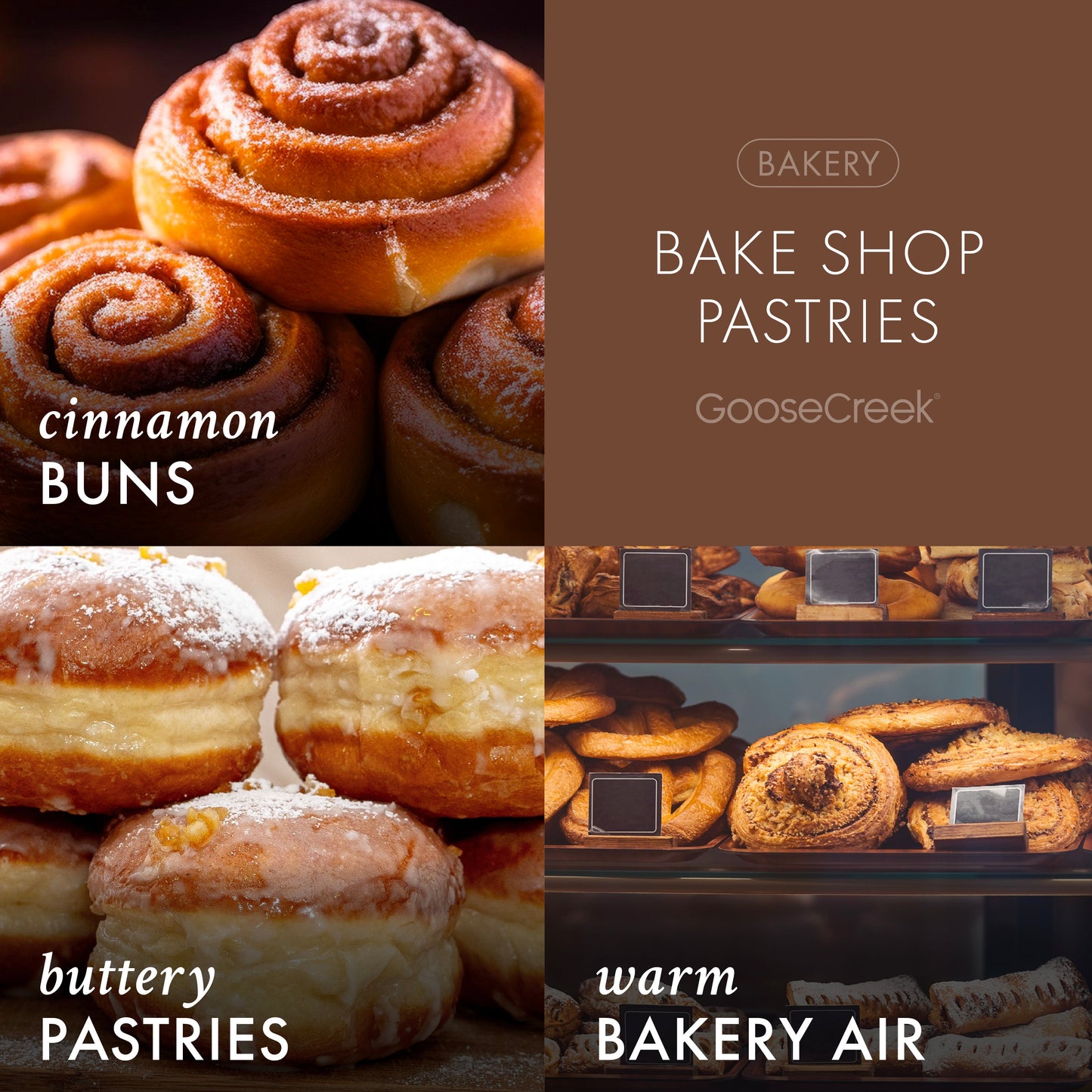 Bake Shop Pastries 3-Wick Candle