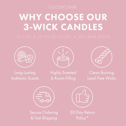 Blankets & Snowflakes 3-Wick Candle