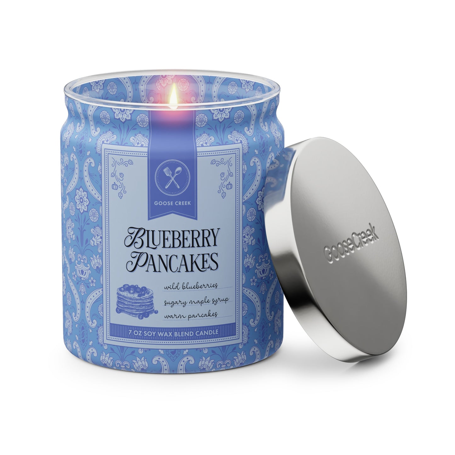 Blueberry Pancakes 7oz Single Wick Candle