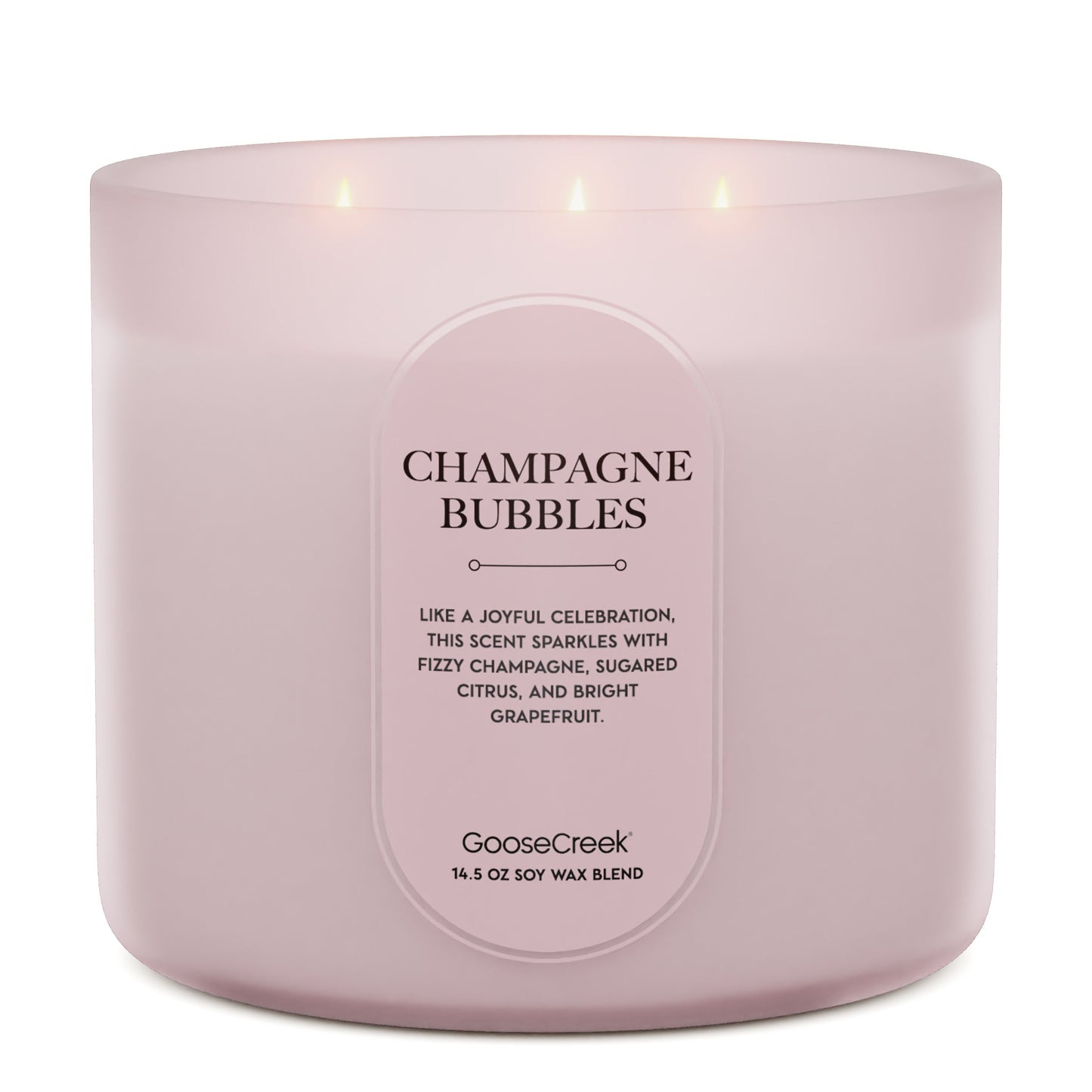 Champagne Bubbles Large 3-Wick Candle