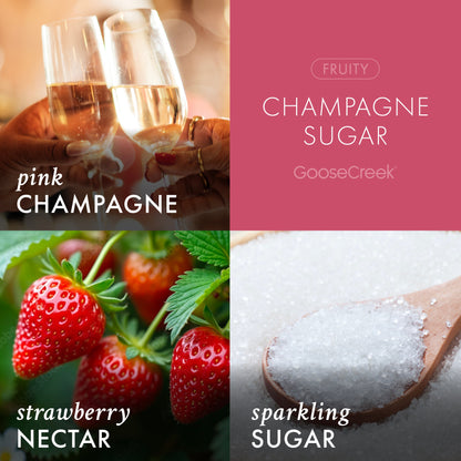 Champagne Sugar 3-Wick Candle
