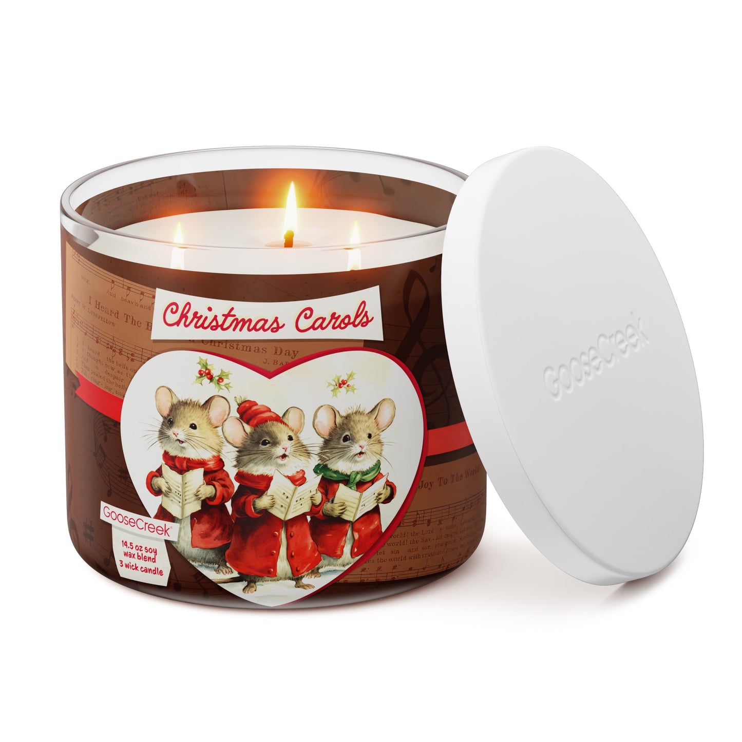 Christmas Carols 3-Wick Candle