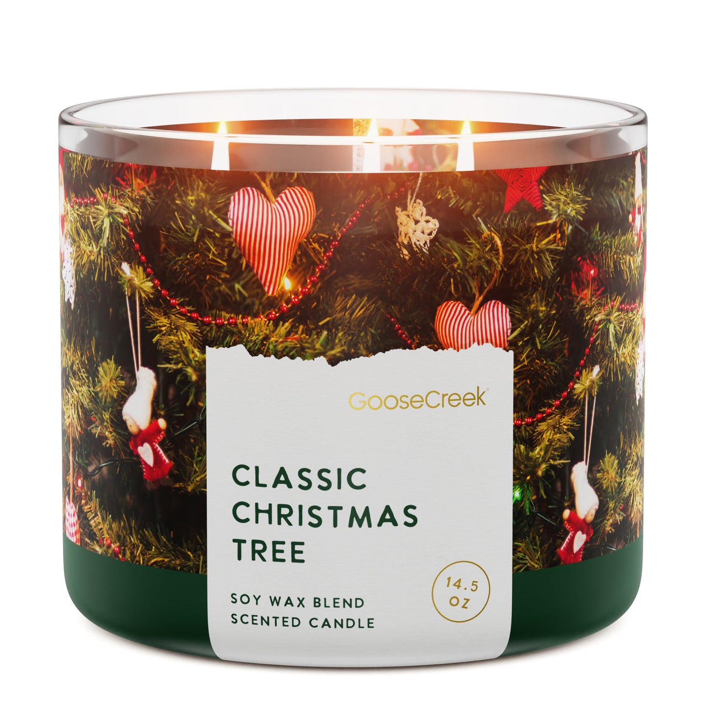 Classic Christmas Tree 3-Wick Candle