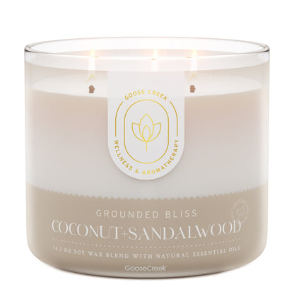 Coconut & Sandalwood Aromatherapy 3-Wick Candle