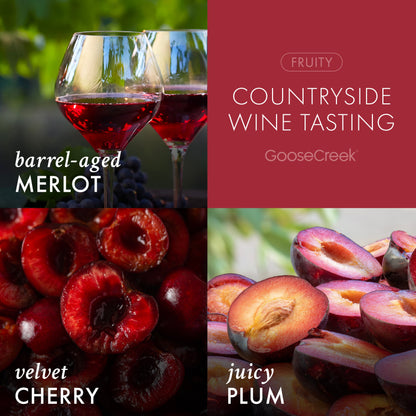 Countryside Wine Tasting 3-Wick Candle