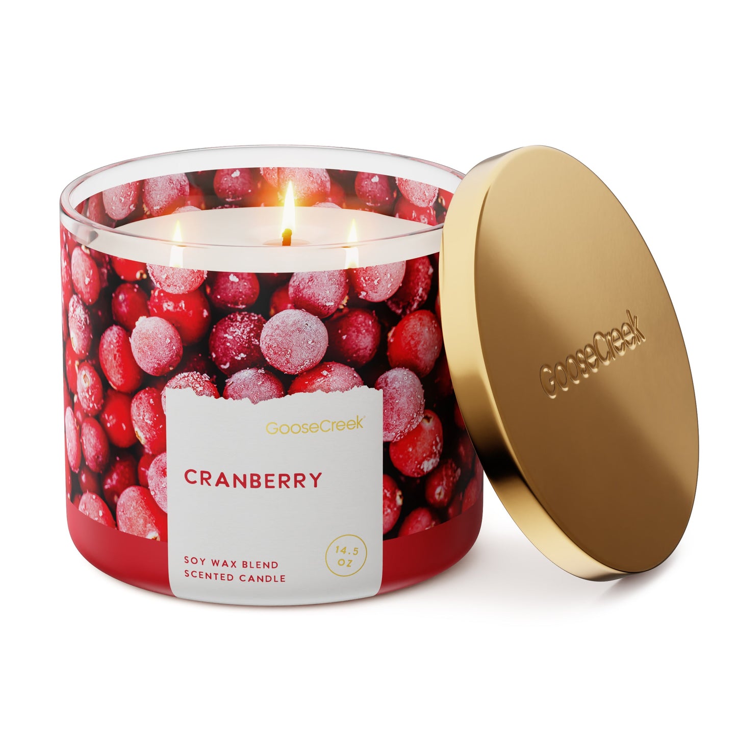 Cranberry 3-Wick Candle
