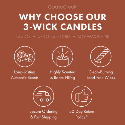 Crunchy Leaves 3-Wick Candle