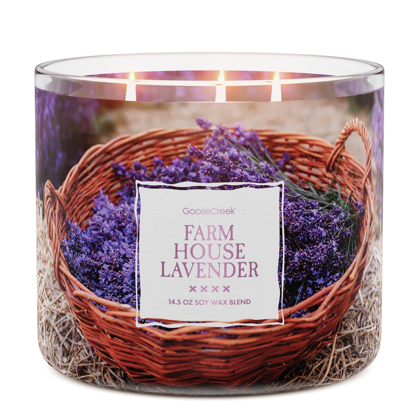 Farmhouse Lavender 3-Wick Candle