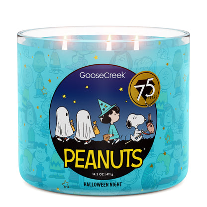 Halloween Night 3-Wick Peanuts Candle