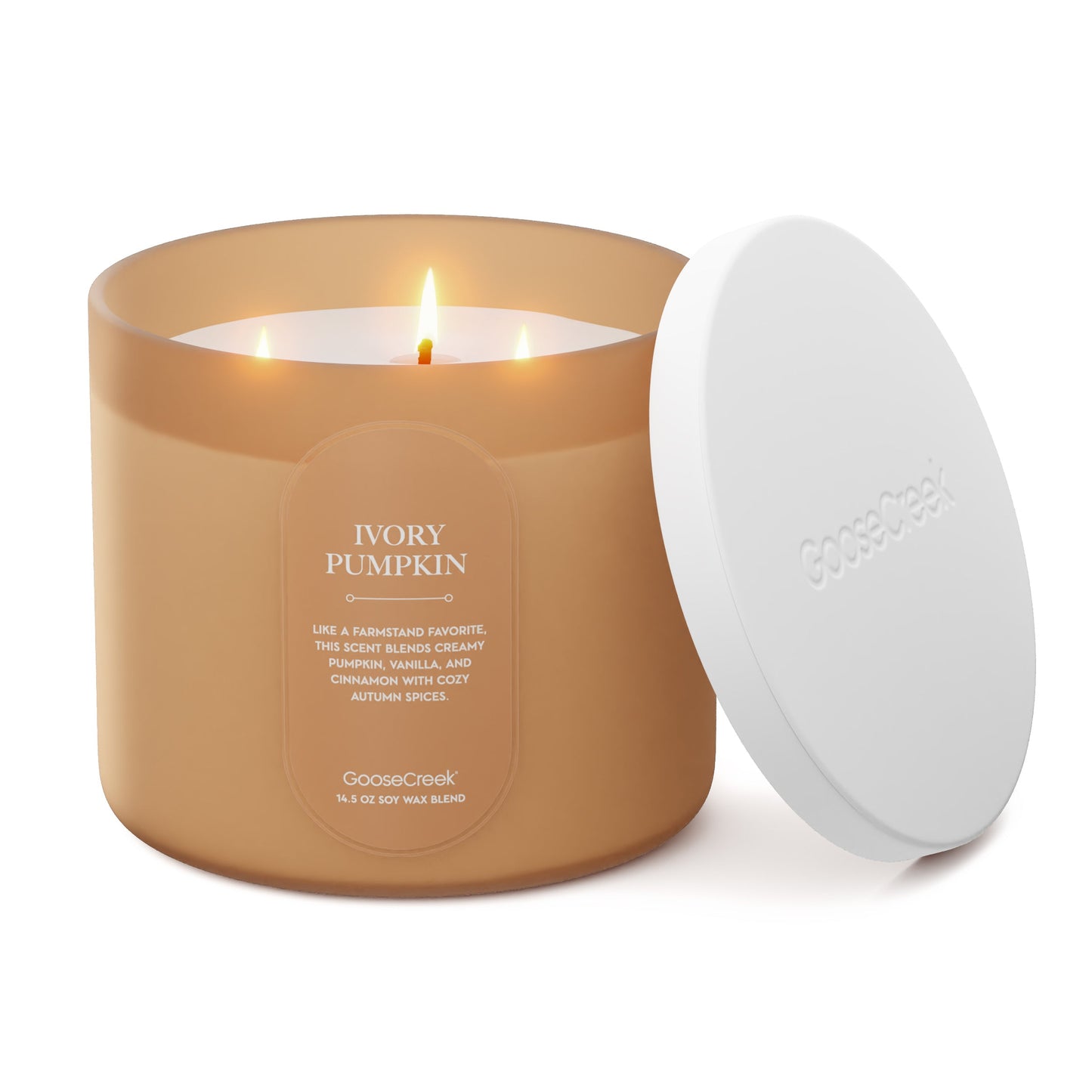 Ivory Pumpkin 3-Wick Candle