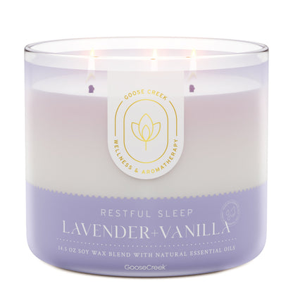 Lavender & Vanilla Aromatherapy 3-Wick Candle