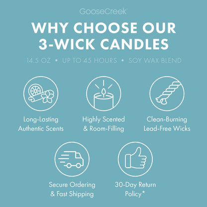 Odor Eliminating Chilly Rain Showers 3-Wick Candle
