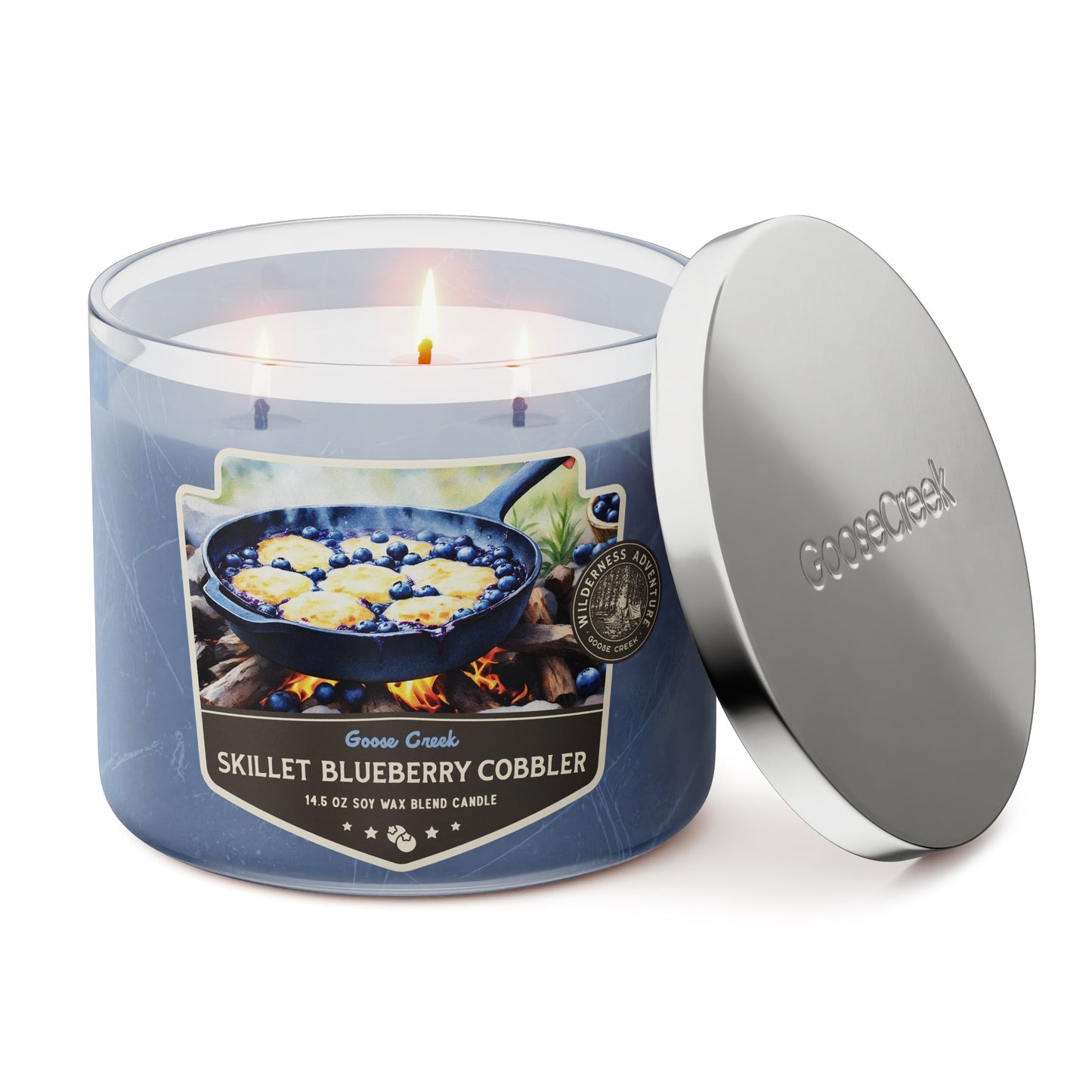 Skillet Blueberry Cobbler 3-Wick Candle