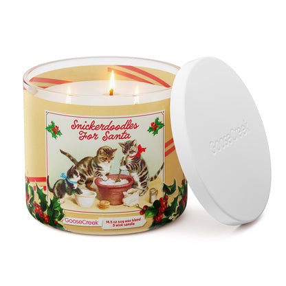 Snickerdoodles for Santa 3-Wick Candle