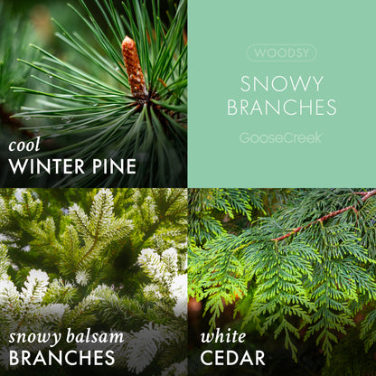 Snowy Branches 3-Wick Candle