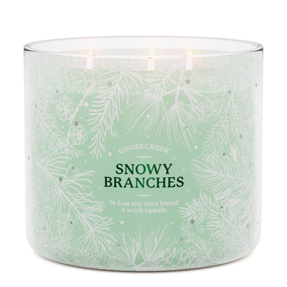 Snowy Branches 3-Wick Candle