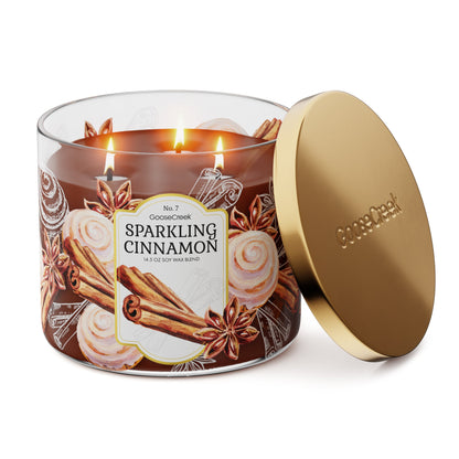 Sparkling Cinnamon 3-Wick Candle