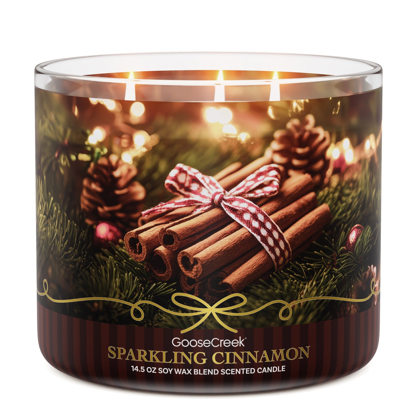 Sparkling Cinnamon 3-Wick Candle