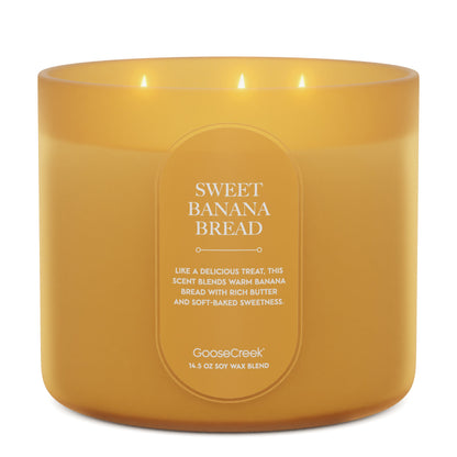 Sweet Banana Bread 3-Wick Candle