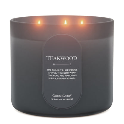 Teakwood 3-Wick Candle