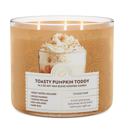 Toasty Pumpkin Toddy 3-Wick Candle