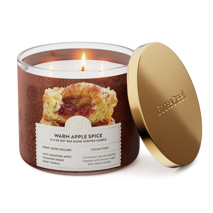 Warm Apple Spice 3-Wick Candle