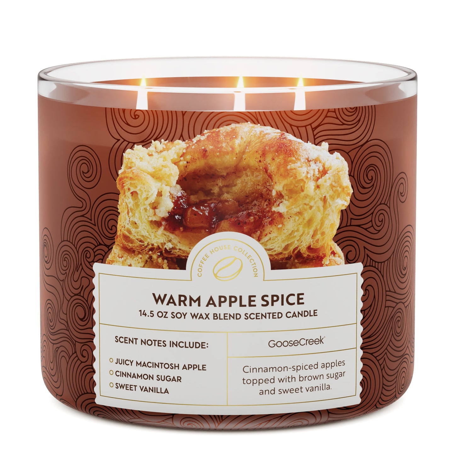 Warm Apple Spice 3-Wick Candle